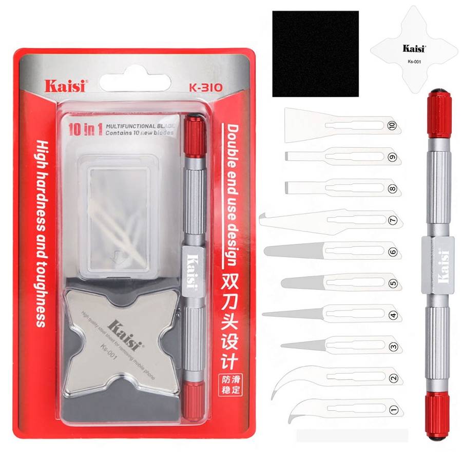 Kaisi K-310 Double Headed Crowbar High Toughness Blade Set