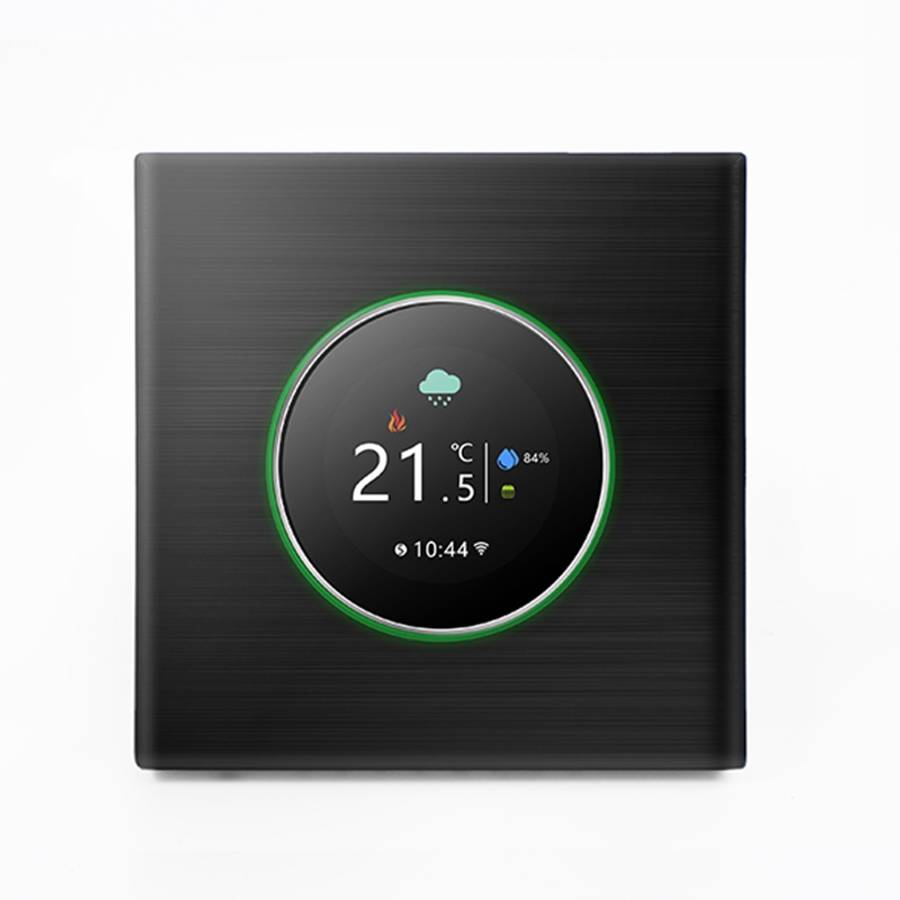 BHT-7000-GCLW 95-240V AC 3A Smart Knob Boiler Heating Thermostat with Internal Sensor & WiFi Connect