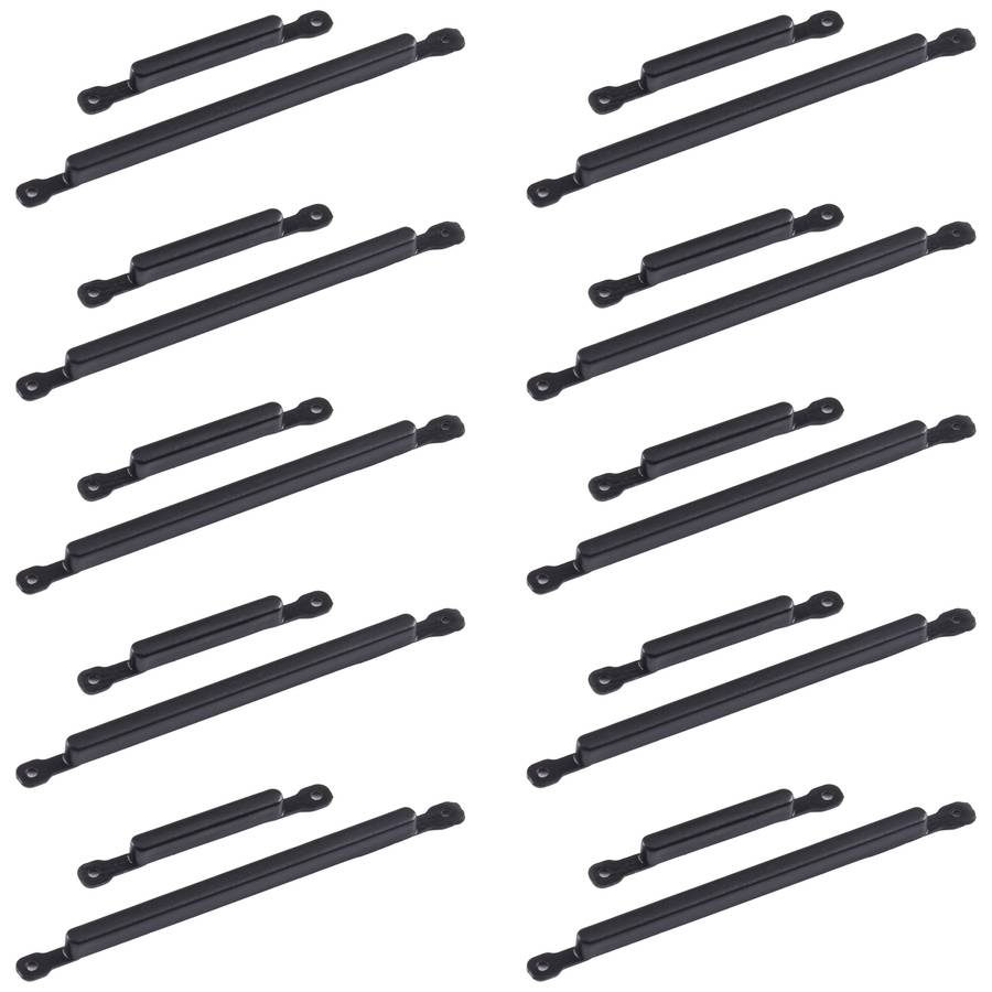 For Samsung Galaxy A20s 10pcs Power Button + Volume Control Button(Black)