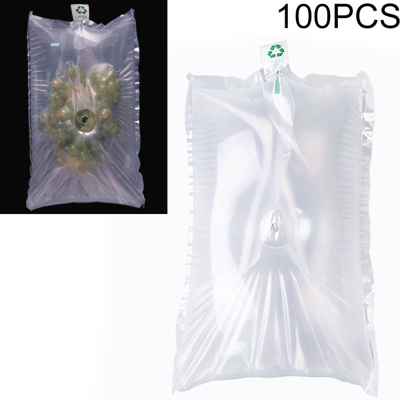 100pcs / Pack Grape Inflatable Bag Express Fruit Protective Bag Packaging Bag, Specification:35x45c