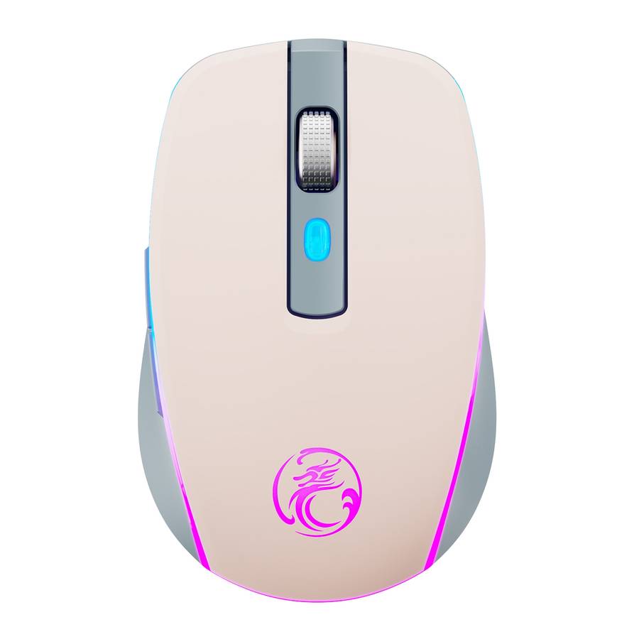 iMICE G903 Bluetooth Dual Mode 6-key Silent Wireless Gaming Mouse(Silver)