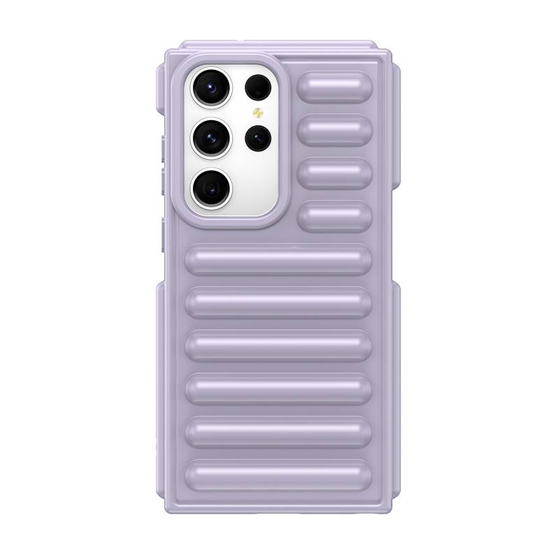 For Samsung Galaxy S23 Ultra 5G Capsule Series Candy Color TPU Phone Case(Purple)
