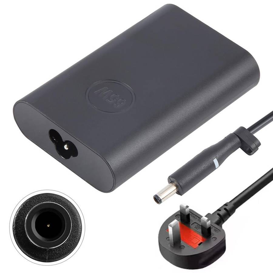 65W 19.5V 3.34A Laptop Notebook Power Adapter For Dell 4.5 x 3.0mm, Plug:UK Plug