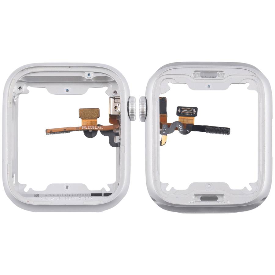For Apple Watch Series 8 / 9 41MM LTE Aluminium Alloy Middle Frame Bezel Plate with Crown Spin Axis
