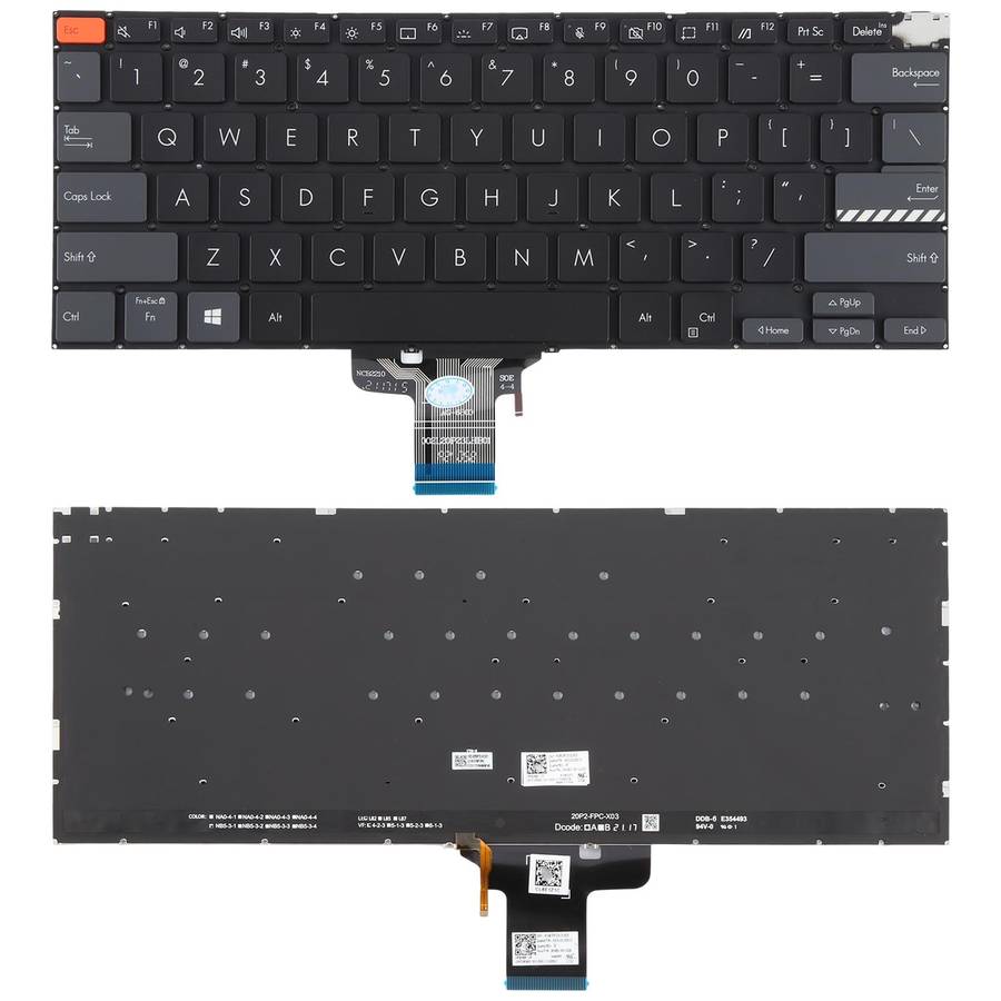 US Version Backlit Laptop Keyboard for Asus Vivobook Pro 14X M7400 M4700 M4700QC M4700PC M7600 M3400