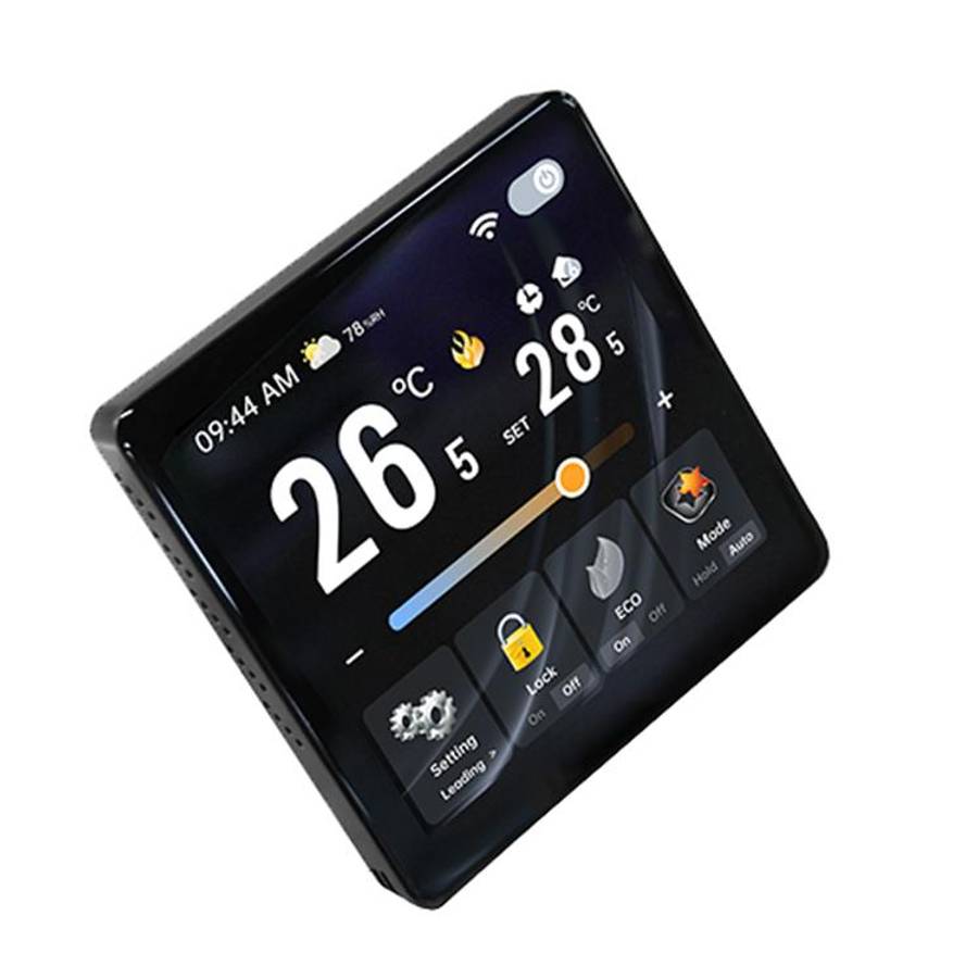 BAC-2005ALW Two Channel WiFi 4 inch Screen Smart Room Thermostat(White)