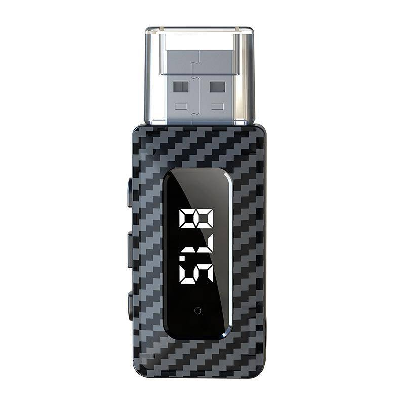 USB Car FM Transmitter Wireless Bluetooth Receiver(Black)