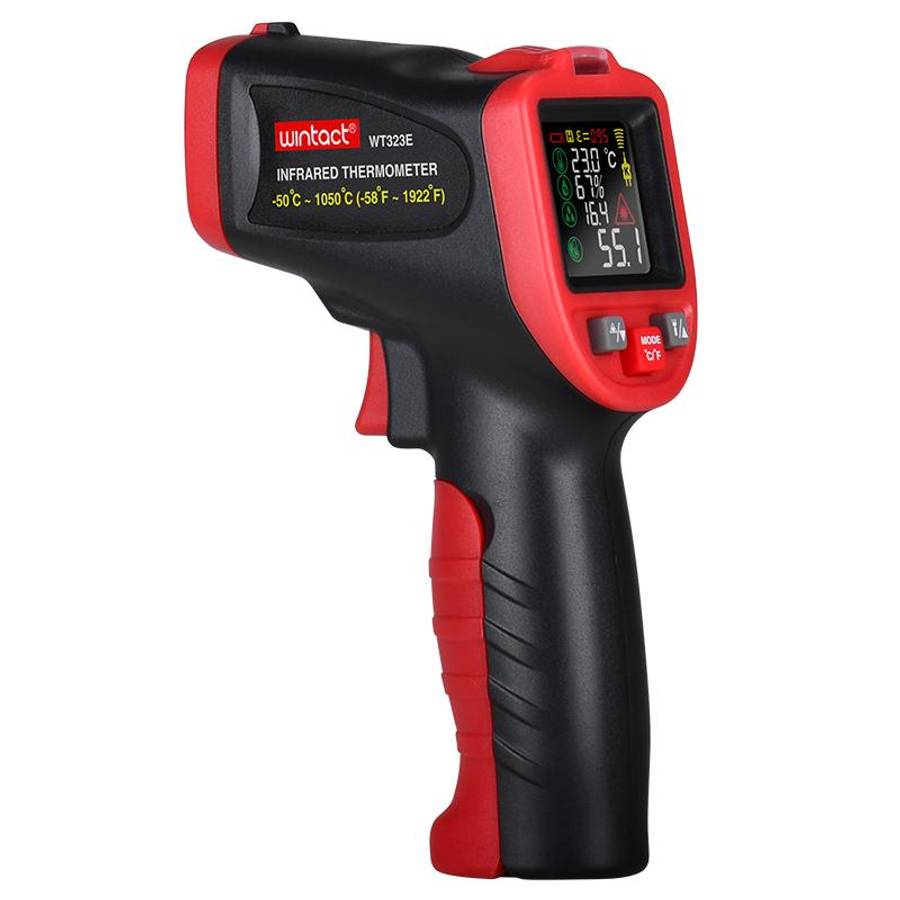 Wintact WT323E Infrared Thermometer Measuring Range -50 to 1050 Degrees Celsius