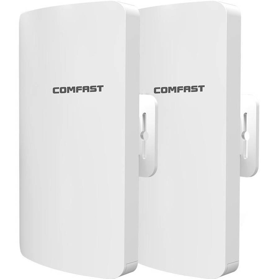 COMFAST CF-E113A V2 5.8GHz 300Mbps 11dBi Monitoring Bridge WiFi Repeater Set, Plug:AU Plug(White)