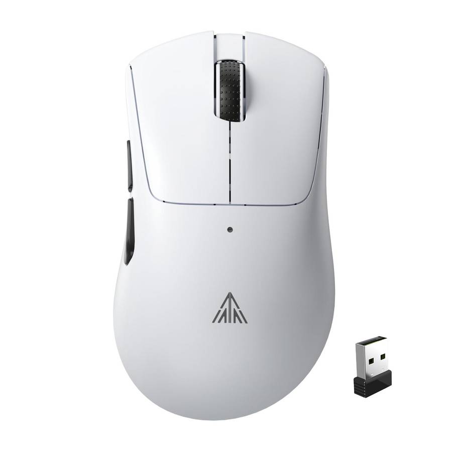SOLAKAKA SM805 24000DPI 2.4GHz + BT + Wired Tri-mode Wireless Mouse(White)