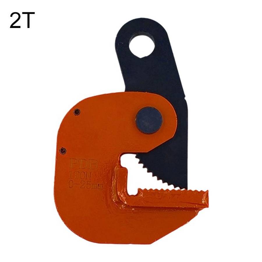 Steel Plate Hanging Clamp Heavy Duty Steel Clip Grip, Specification:PDB Flat Lifting Clamp 2T