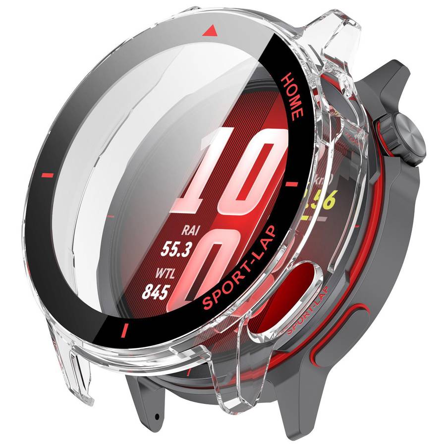 For Huawei Watch GT Runner 2 xDfind Tempered Film Integrated PC Watch Case(Black Blue)