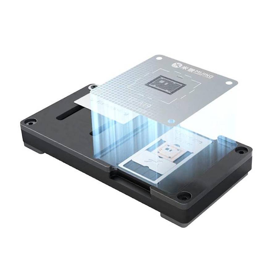 Mijing Z22MAX CPU Chip Tin Planting BGA Reballing Stencil Platform For iPhone 11-17 Pro Max / Androi