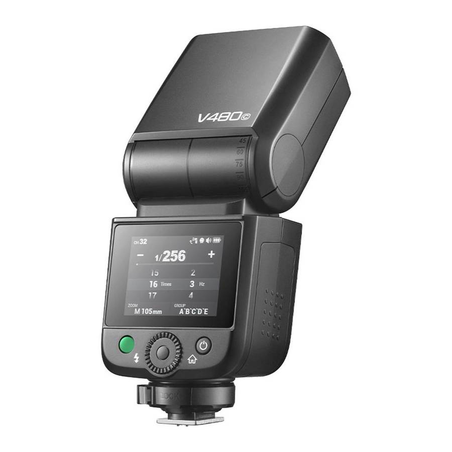 Godox V480 TTL Li-ion Round Head Camera Flash For Canon(EU Plug)