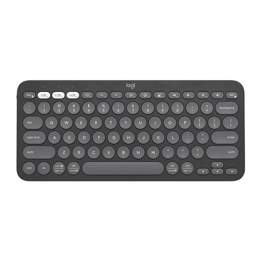 Logitech K390 Ultra-thin Portable Wireless Bluetooth Keyboard(Black)