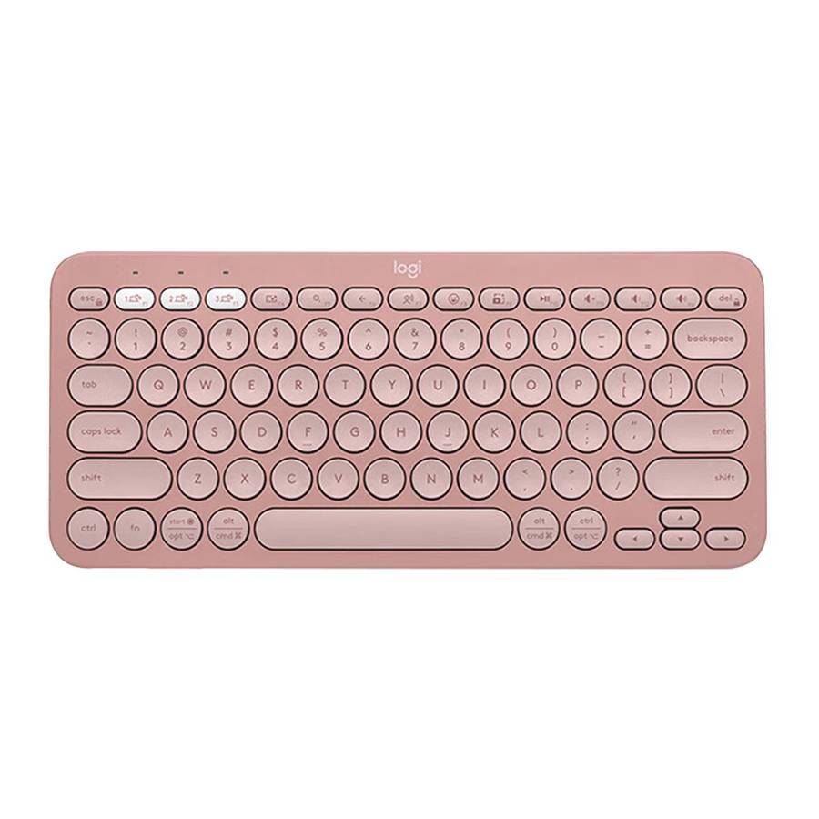 Logitech K390 Ultra-thin Portable Wireless Bluetooth Keyboard(Black)