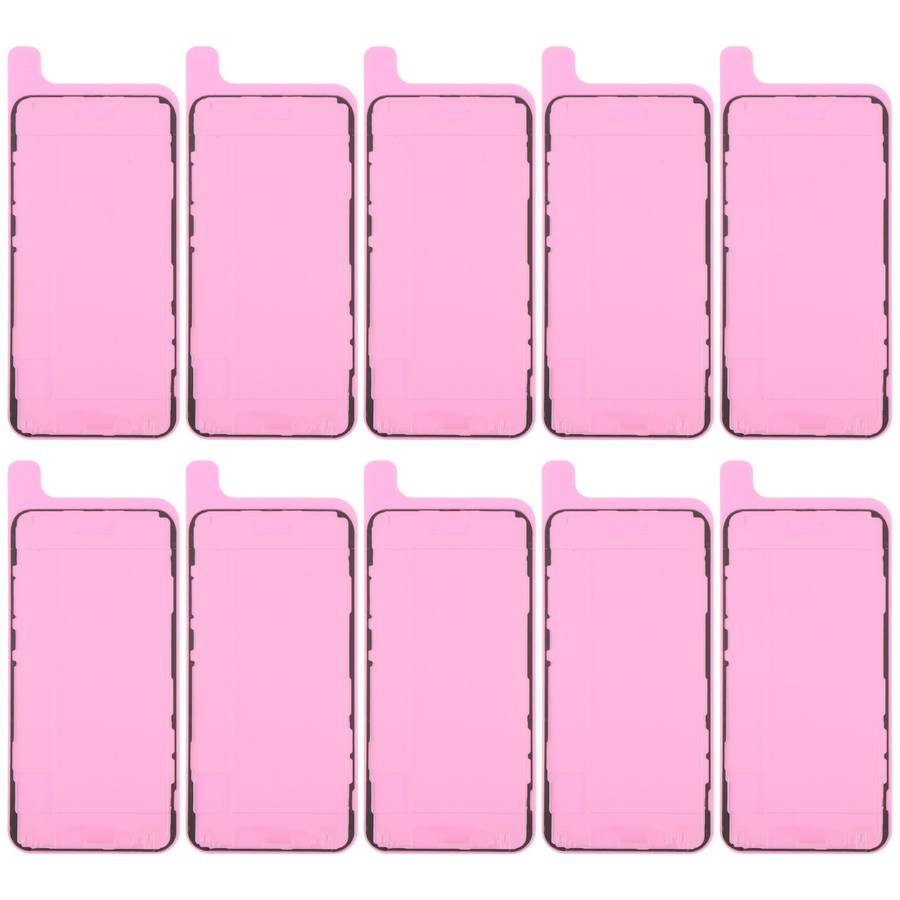 For iPhone 11 Pro Max 10pcs OEM LCD Frame Bezel Waterproof Adhesive Gasket, Airtightness Test Compat