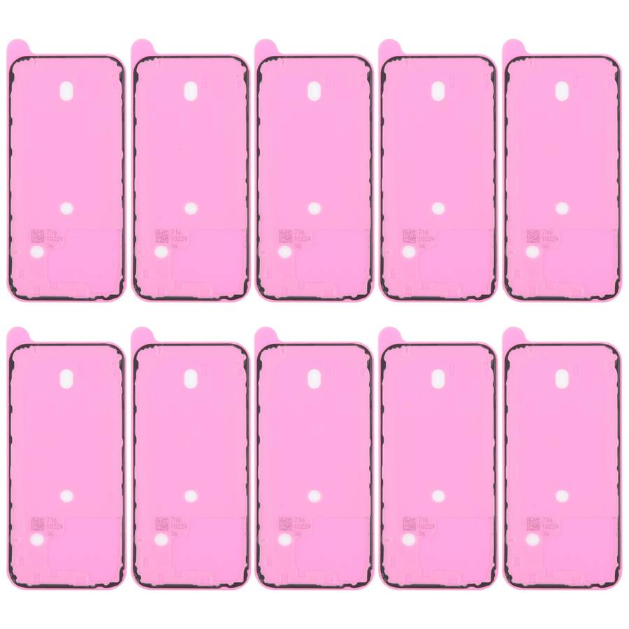 For iPhone 16 Pro Max 10pcs OEM Back Housing Cover Adhesive, Airtightness Test Compatible