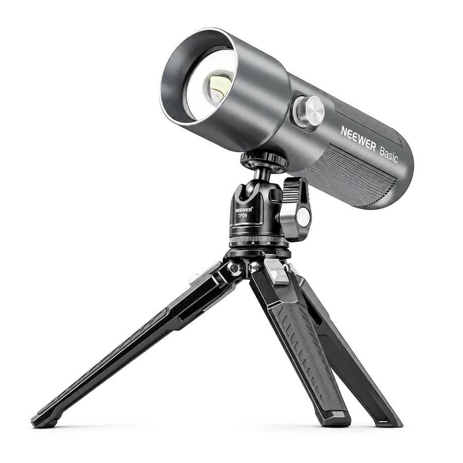 NEEWER BASICS FL10 10W Portable Photography Flashlight, Type:FL10 Light Kit with Tripod