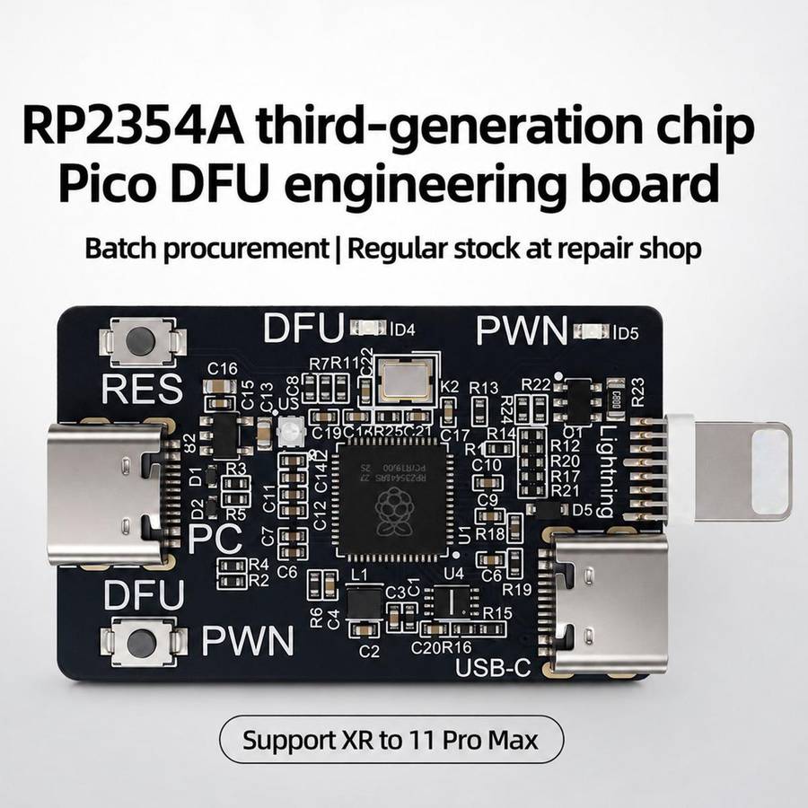 SUNSHINE RP2354A Third-Generation Chip PICO DFU Engineering Board for iPhone XR-11 Pro Max