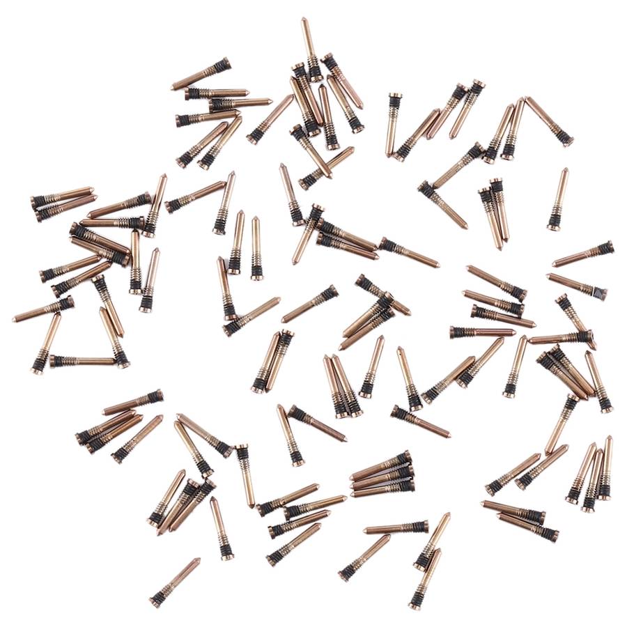 100 PCS Charging Port Screws for iPhone 11 / 11 Pro / 11 Pro Max(Black)