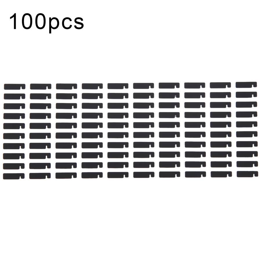 For iPhone 15 Pro Max 100pcs/set LCD Side Black Adhesive Sticker(03)