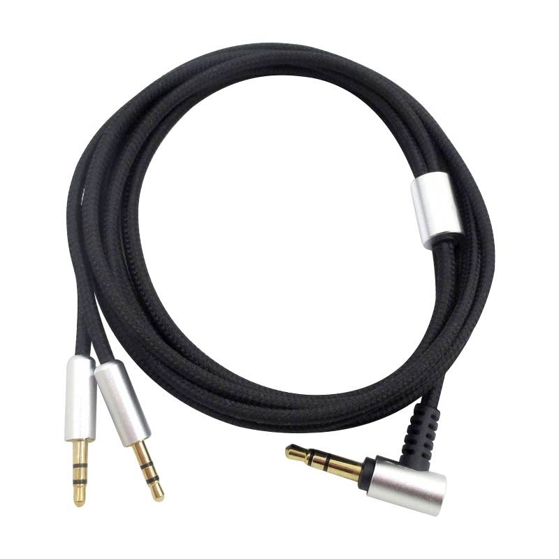 ZS0096 Standard Version Headphone Audio Cable for Sol Republic Master Tracks HD V8 V10 V12 X3(Black
