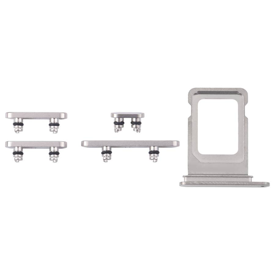 For iPhone 16 Pro Original SIM Card Tray + Side Keys (Black)
