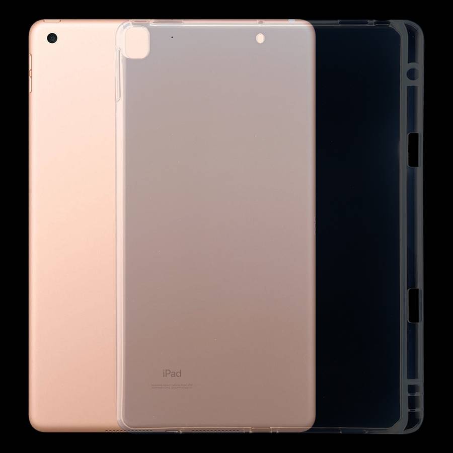 For iPad 10.2 / iPad Pro 10.5 (2017) 3mm Shockproof Transparent Protective Case with Pen Slot