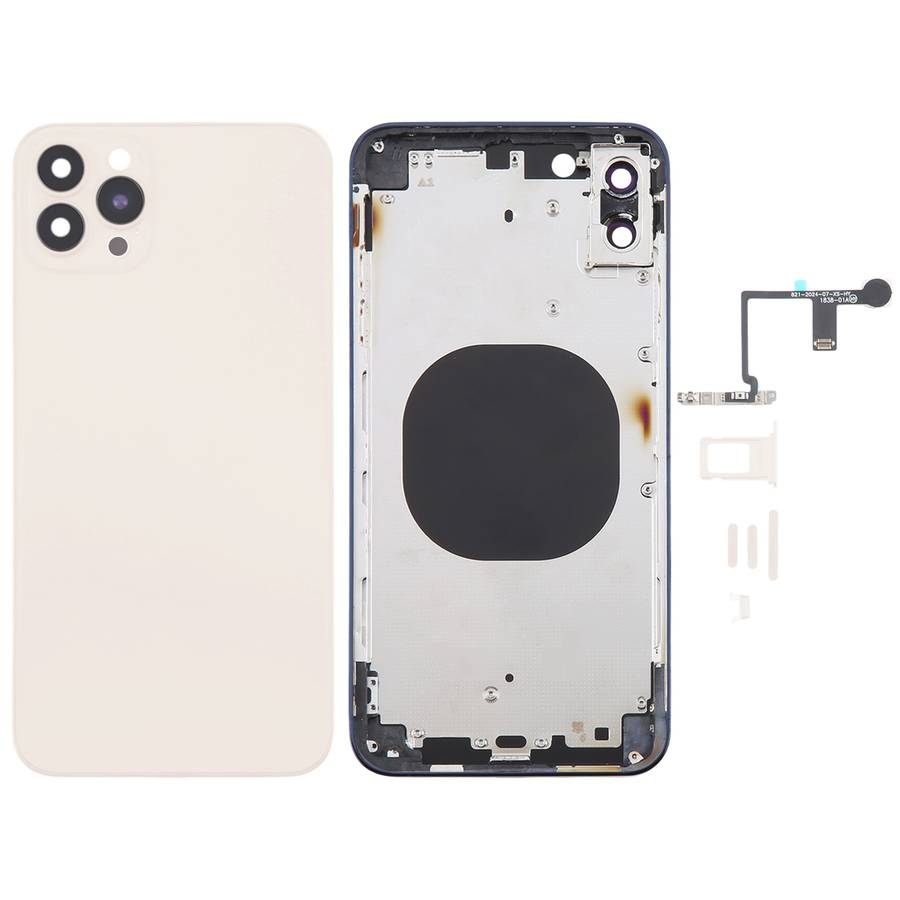 Back Cover with Appearance Imitation of iP14 Pro Max for iPhone XS Max(Black)