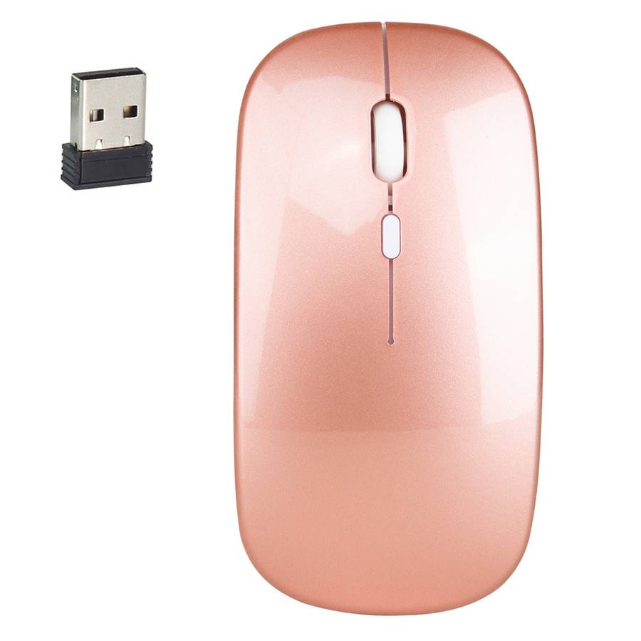 HXSJ M80 2.4GHz Wireless 1600DPI Three-speed Adjustable Optical Mute Mouse (Black)