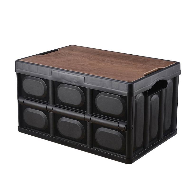 AOTU AT6916 30L Outdoor Multi-function Folding Car Storage Box(Black)