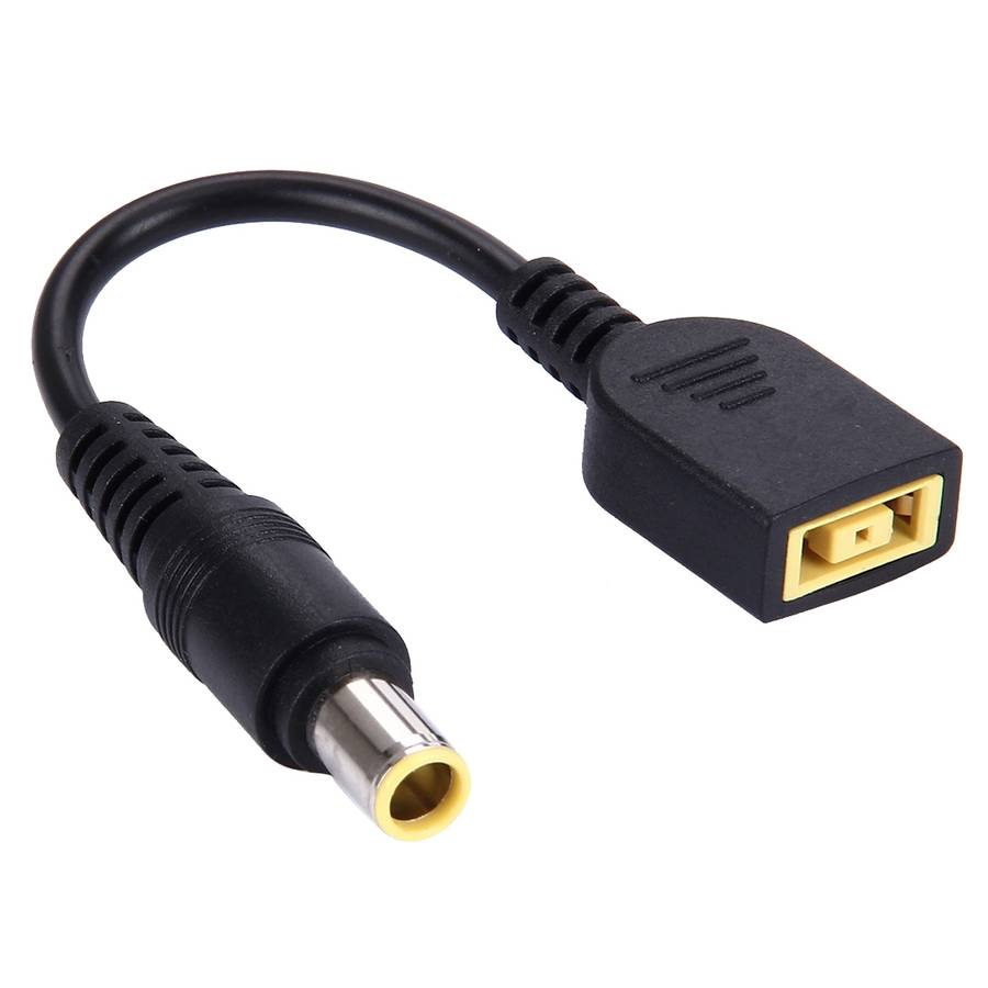 Big Square Female (First Generation) to 7.9 x 5.5mm Male Interfaces Power Adapter Cable for Laptop N