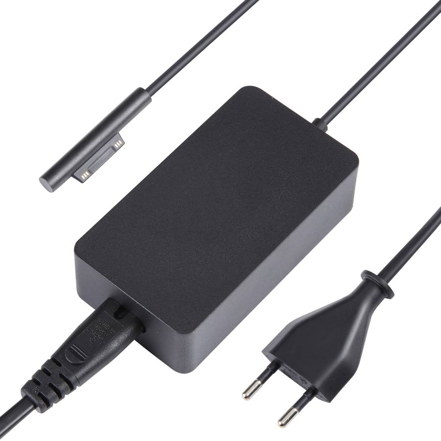 For Microsoft Surface Pro 7 / 7 Plus / 8 / 9 / X & Laptop 3 / 4 / 5 65W Laptop Power Adapter (EU Plu