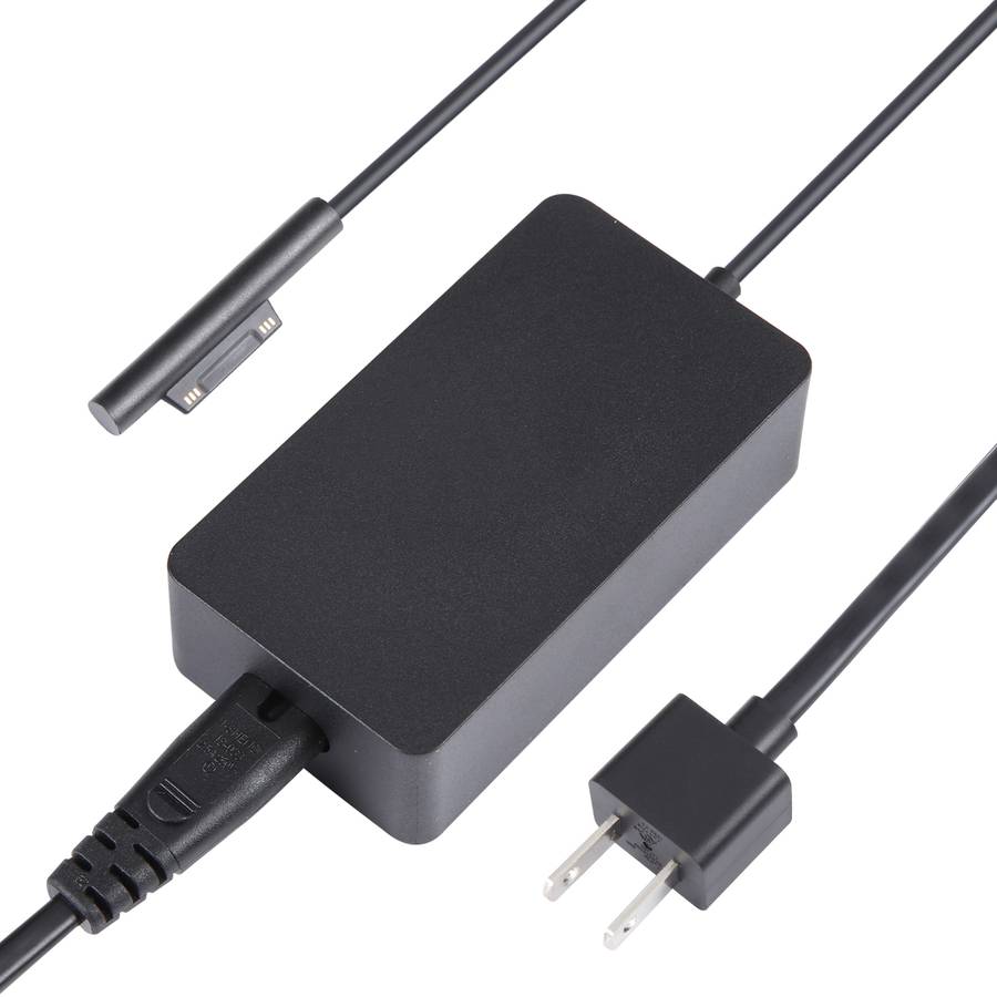 For Microsoft Surface Pro 7 / 7 Plus / 8 / 9 / X & Laptop 3 / 4 / 5 65W Laptop Power Adapter (EU Plu