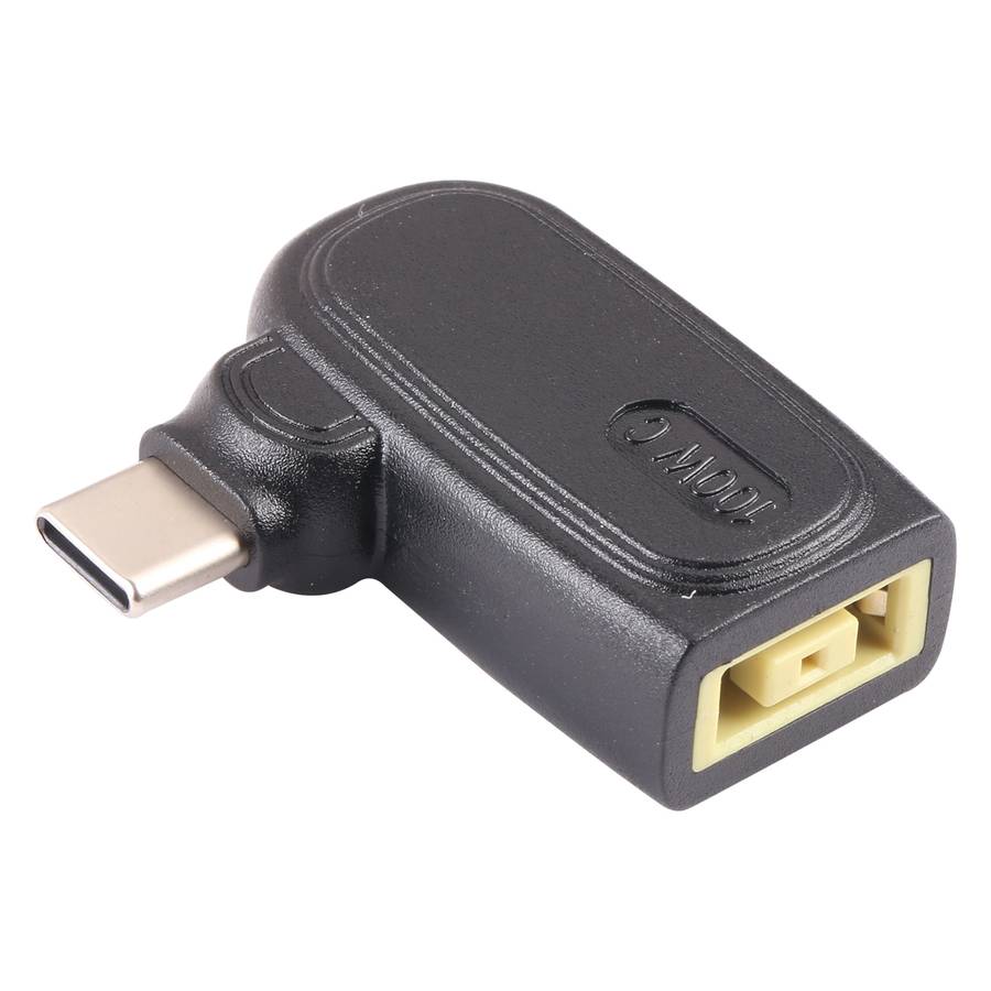 100W Big Square USB Female to USB-C/Type-C Male Plug Laptop Adapter Connector For Lenovo Thinkpad /