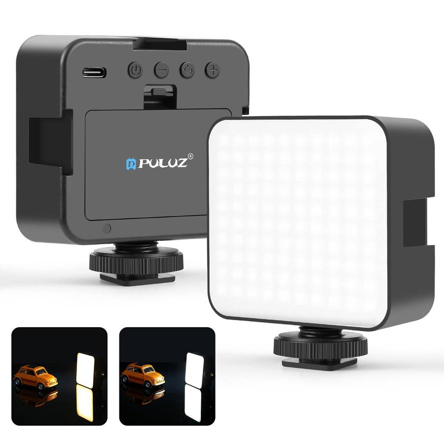 PULUZ 100 LED 5W 3-color Temperatures Adjustable Video Splicing Fill Light for Camera / Video Camcor