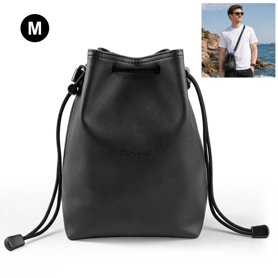PULUZ Camera Protective Inner Bag Thick Padded Carrying Pouch with Shoulder Strap for Mirrorless & D