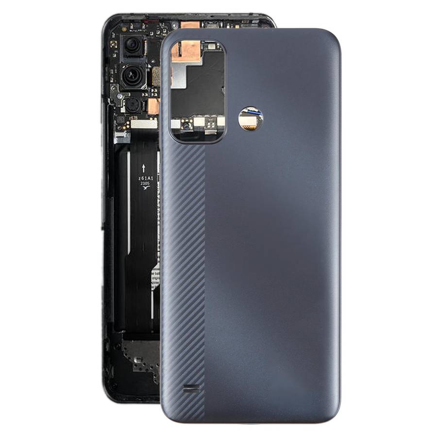 For ZTE Blade A53 Plastic Battery Back Cover(Black)