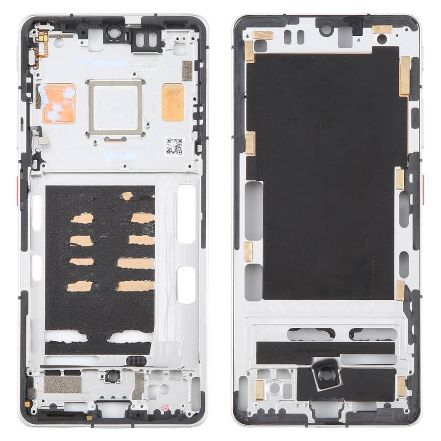 For ZTE nubia Z60S Pro Original Disassembled Middle Frame Bezel Plate (Black)