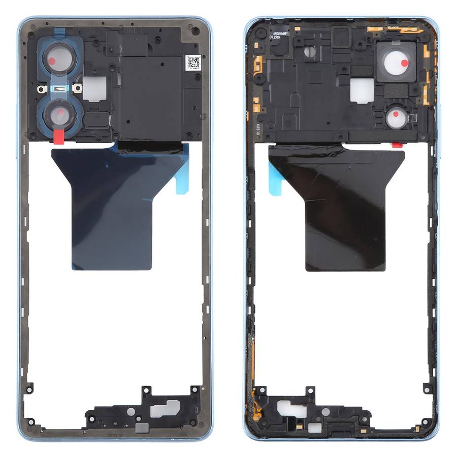 For Xiaomi Redmi Note 12 Pro 5G Original Middle Frame Bezel Plate (Black)