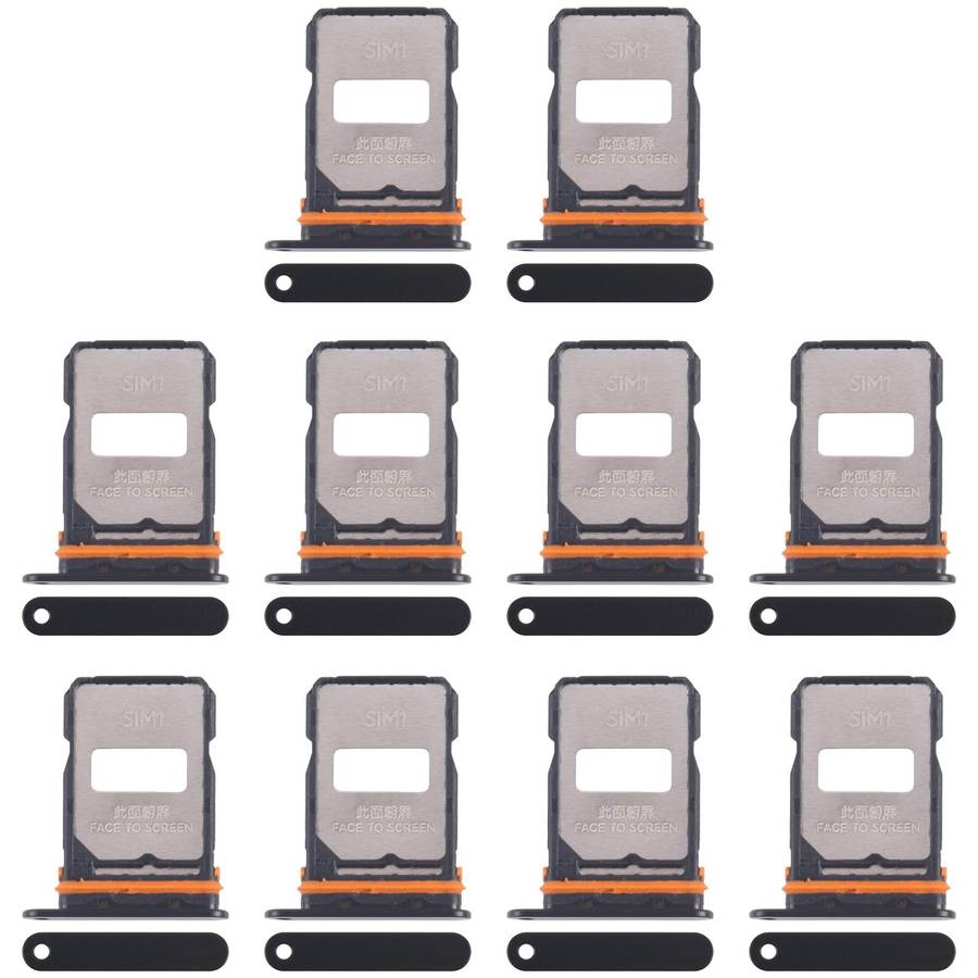 For Xiaomi Redmi Turbo 4 Pro 10pcs Original SIM Card Tray + SIM Card Tray (Silver)