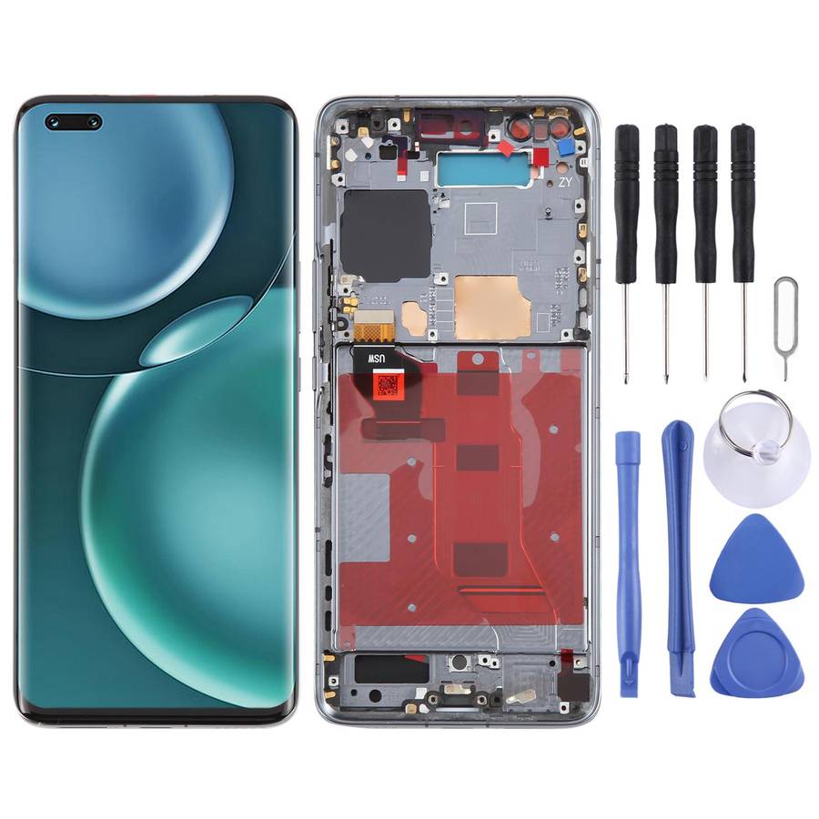 For Honor Magic4 Pro Original LCD Screen Digitizer Full Assembly with Frame, Supporting Fingerprint