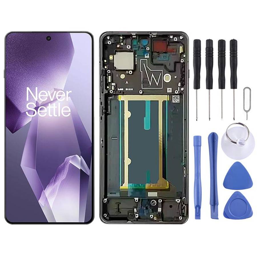 For OnePlus Ace 5 Pro PKR110 Original LCD Screen Digitizer Full Assembly with Frame (Black)