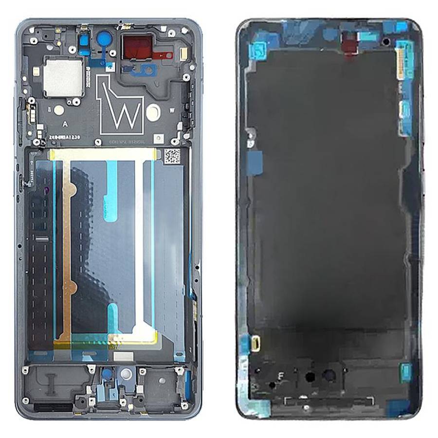 For OnePlus Ace 5 Pro PKR110 Middle Frame Bezel Plate (Black)