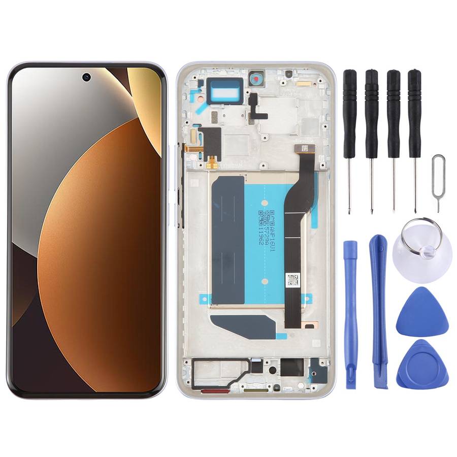 For Xiaomi Redmi Note 15 Pro+ Original LCD Screen Digitizer Full Assembly with Frame (Black)