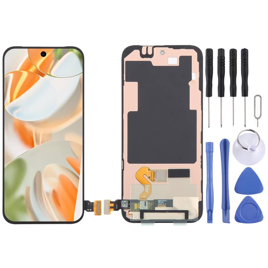 For Google Pixel 9 Pro XL GGX8B GZC4K GQ57S OLED LCD Screen Digitizer Full Assembly with Frame/Finge