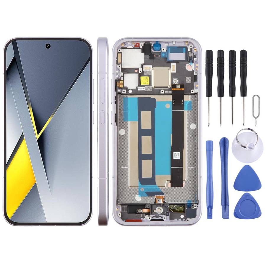 For Xiaomi Poco F8 Pro Original LCD Screen Digitizer Full Assembly with Frame (Black)