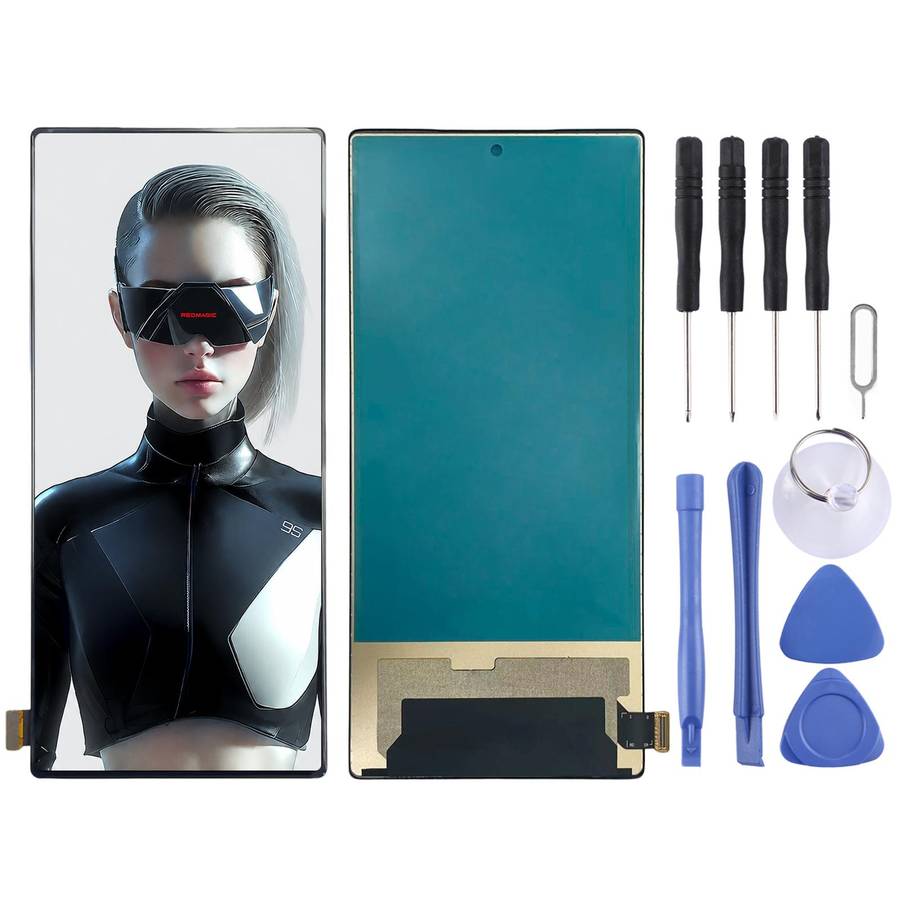 For ZTE nubia RedMagic 9S Pro / RedMagic 9S Pro+ TFT LCD Screen With Digitizer Full Assembly, Not Su