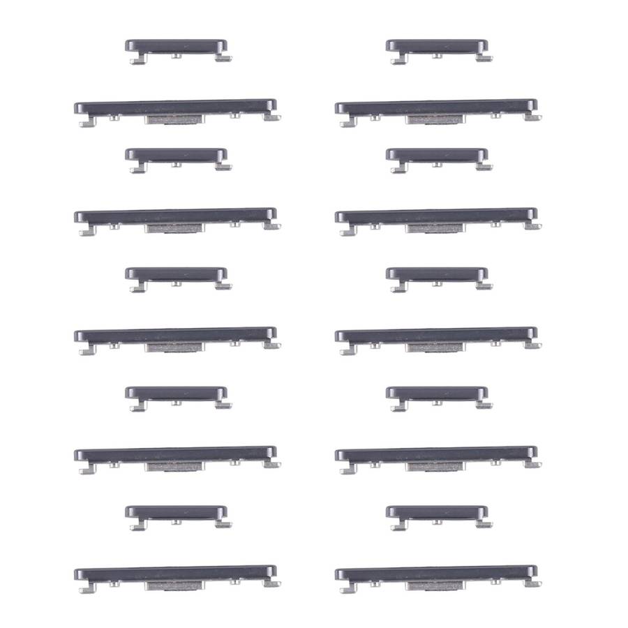 For Huawei Pura 70 Pro 10pairs Original Power Button and Volume Control Button (Black)